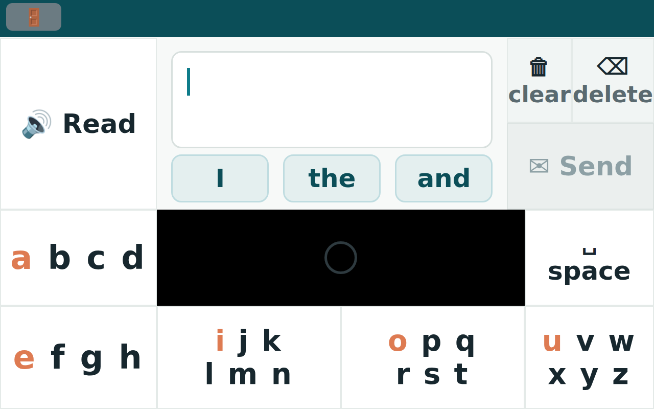 Screenshot of the app